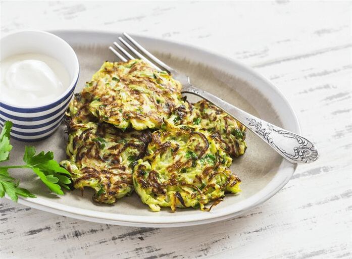Zucchini Pfannkuchen