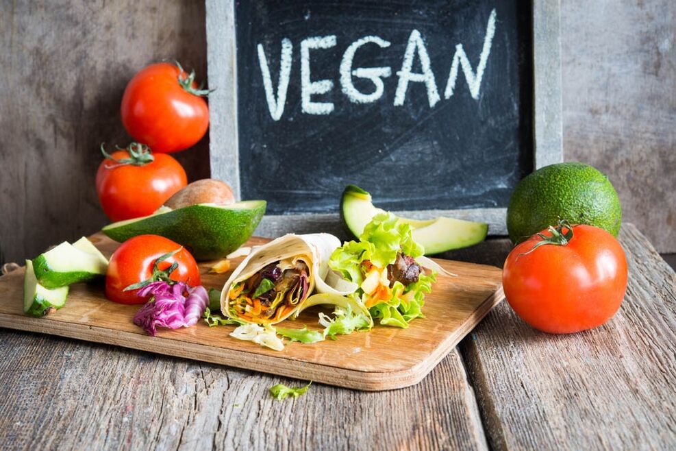 Diätetische Ernährung nach den Prinzipien von Dukan für Veganer