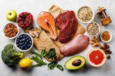 Diät der richtigen Ernährung